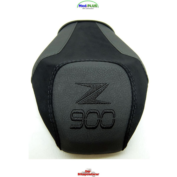 Kawasaki "Z 900": MedPLUS, Gurt, Stickerei, Keder, Ziernähte ➤ Sitz *NEU* beziehen