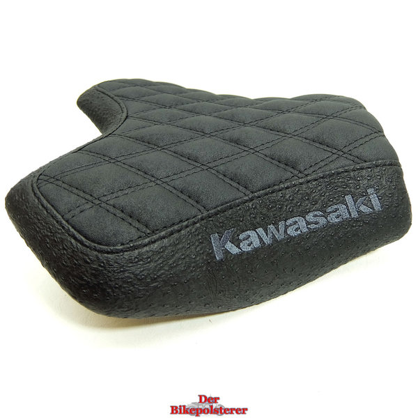 Kawasaki "Z 750": Straußkunstleder, Gurt, Stickerei ➽ Sitzbank *NEU* beziehen/polstern