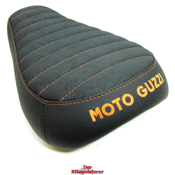 Moto Guzzi "V9 Bobber": Quersteppung, Stickerei, Ziernaht ➔ Bobber-Sitzbank *NEU* beziehen