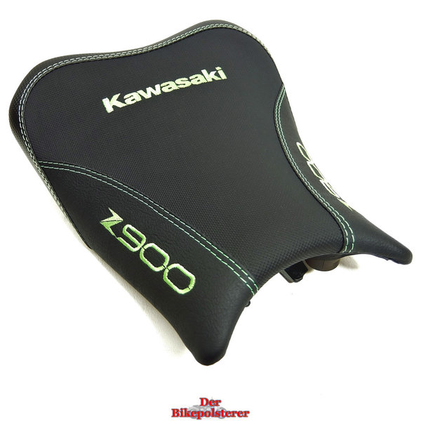 Kawasaki "Z 900": Antirutsch, flache Grundbasis, Stickereien ➽ Fahrersitz *NEU* beziehen/polstern