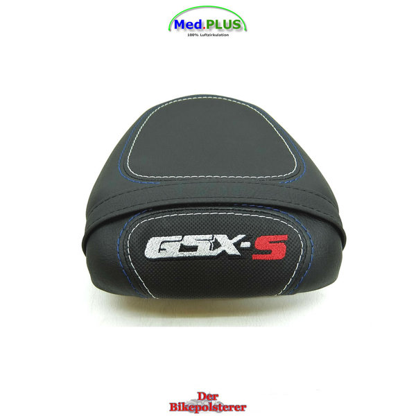 Suzuki "GSX-S": Med.PLUS, Antirutsch, Gurt, Stickerei, Ziernähte ➽ Sitz *NEU* beziehen/polstern